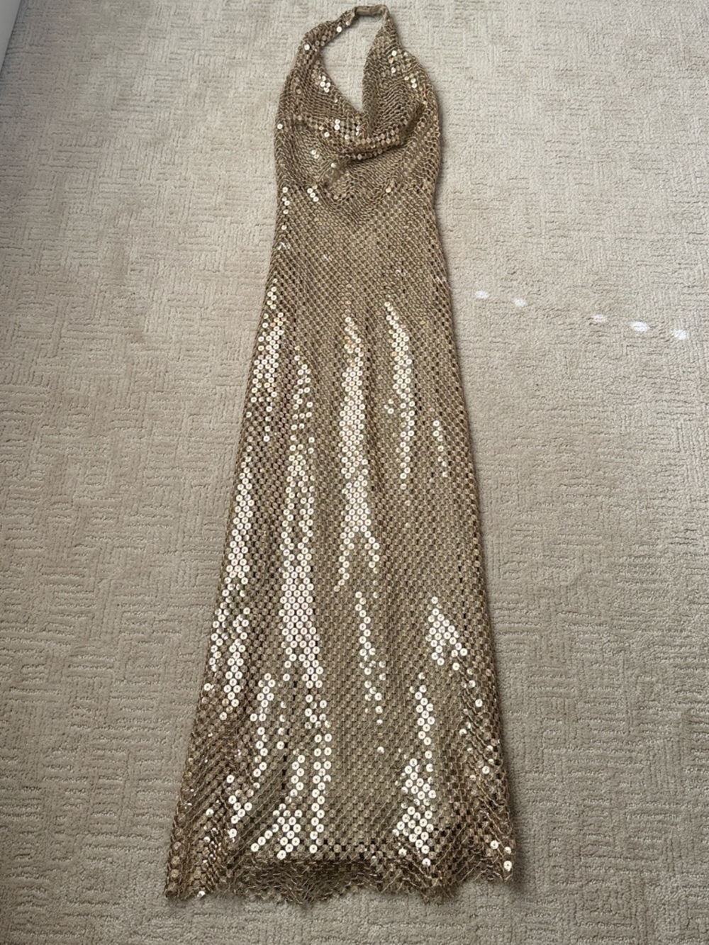Zara gold Sequin Dress - Picture 4 of 4